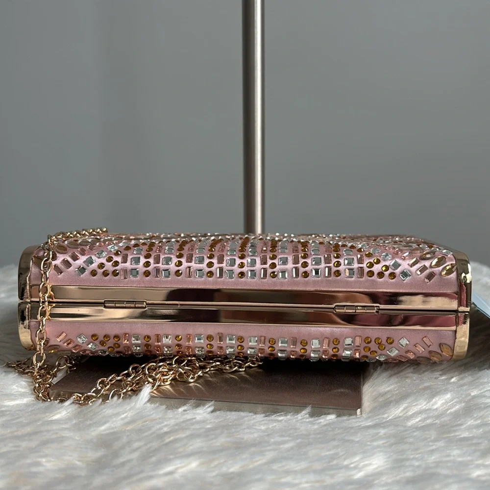Antonio Melani Heatset Rhinestone Clutch